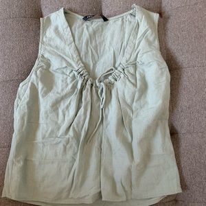 Linen tunic tank